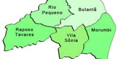 Carte Butantã sous-préfecture