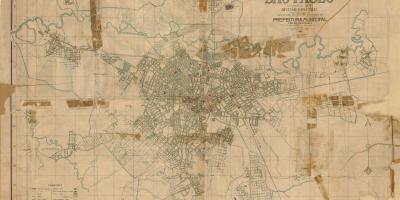 Carte de l'ancien São Paulo - 1916