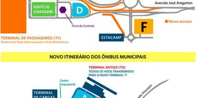 Carte de l'aéroport international Viracopos