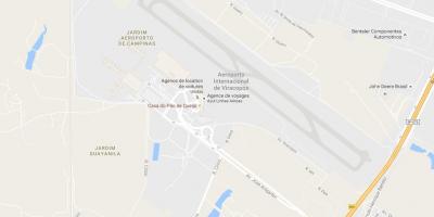 Carte de l'aéroport VCP - Campinas