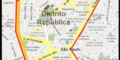 Carte de República São Paulo