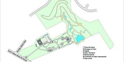 Carte du parc Burle Marx