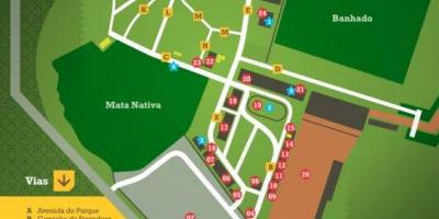 Carte du parc de Rodeio São Paulo