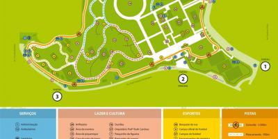 Carte du parc Villa lobos