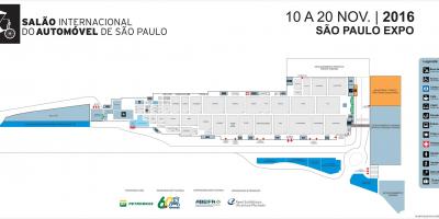 Carte du salon automobile São Paulo