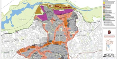 Carte Ermelino Matarazzo São Paulo - Occupation du sol