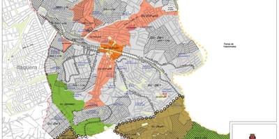 Carte Guaianases São Paulo - Occupation du sol