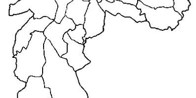 Carte Guaianases sous-préfecture São Paulo