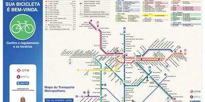 Carte guide cycliste São Paulo