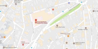 Carte hôpital Sírio-Libanês