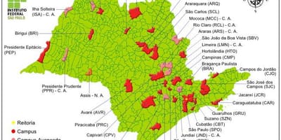 Carte institut Federal de São Paulo - IFSP