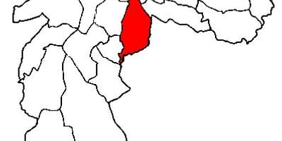Carte Ipiranga sous-préfecture São Paulo