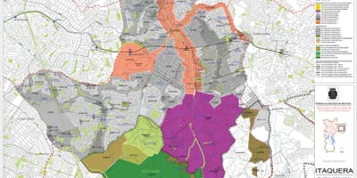 Carte Itaquera São Paulo - Occupation du sol