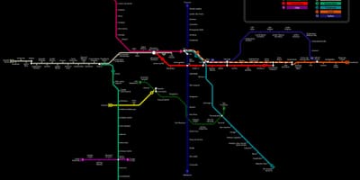 Carte métro CPTM São Paulo