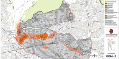 Carte Penha São Paulo - Occupation du sol