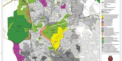 Carte Pirituba-Jaraguá São Paulo - Occupation du sol