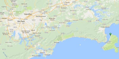 Carte plage Garapocaia