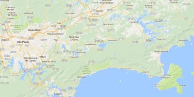 Carte plage Santa Rita