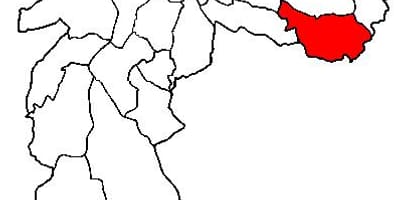 Carte São Mateus sous-préfecture São Paulo