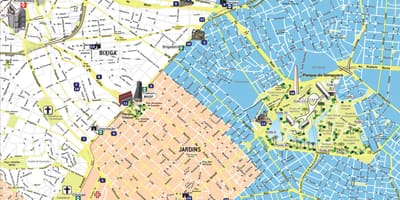 Carte tourisme São Paulo