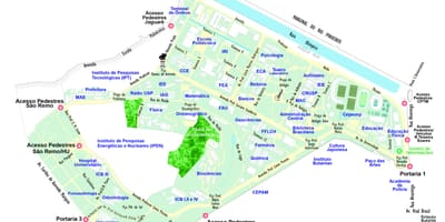 Carte université de São Paulo - USP