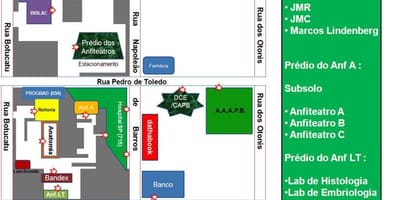 Carte université fédérale de São Paulo - UNIFESP