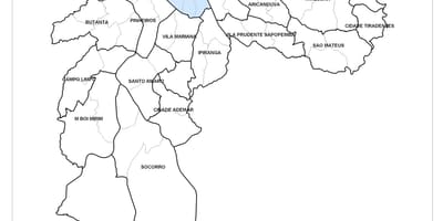 Carte zone Central São Paulo