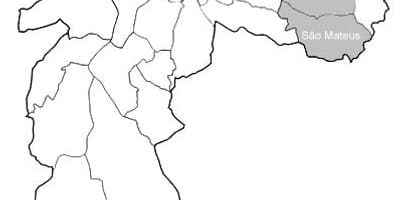 Carte zone Leste 1 São Paulo