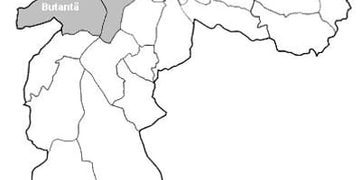 Carte zone Oeste São Paulo