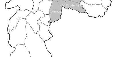Carte zone Sudeste São Paulo